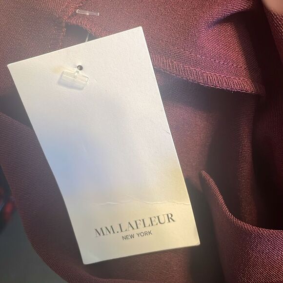 MM LaFleur The Etsuko Dress in Claret 2 - Picture 6 of 9